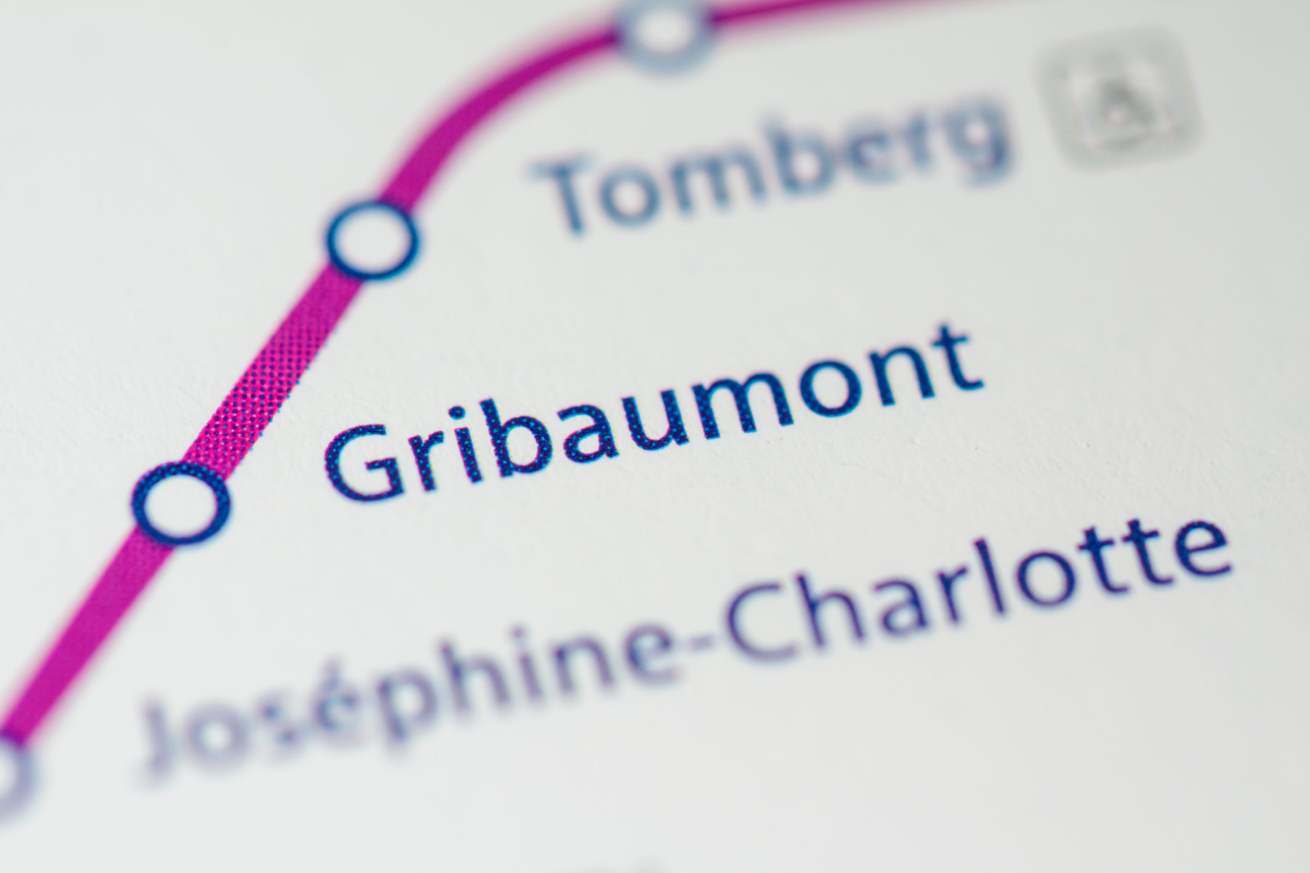 Gribaumont,Station.,Brussels,Metro,Map.